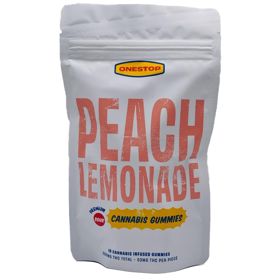 One Stop Sour Gummies – Pfirsichlimonade