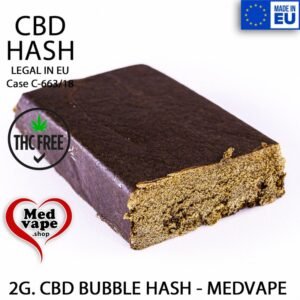 CBD BUBBLE HASH 2G. – MEDVAPE