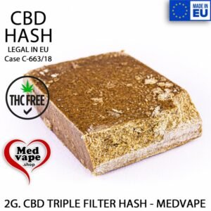 CBD TRIPLE FILTER HASH 2G. – MEDVAPE